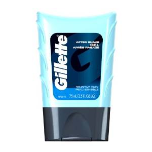 Gillette aftershave A bottle of Gillette Series After Shave Gel for Sensitive Skin