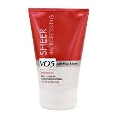 hair detangler reviews unisex VO5 Sheer Hairdressing Anti-frizz and Shine Smoothing leave-In conditioner cream